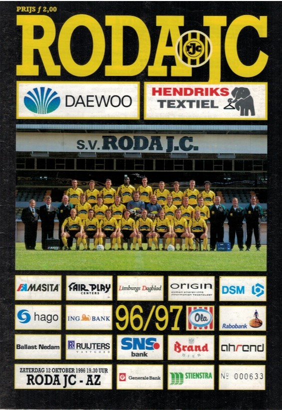 AZ Programma 12-okt-1996 Roda uit